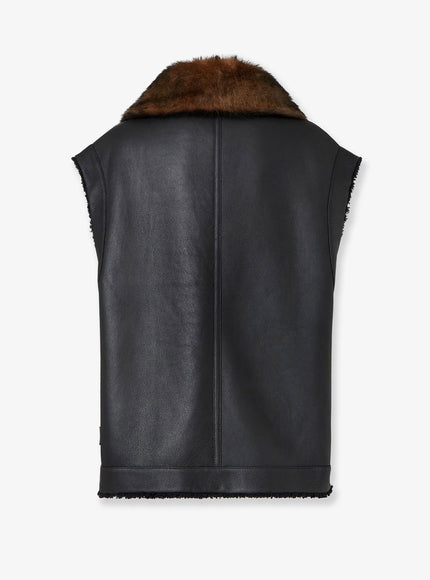 Fendi Sleeveless Sheepskin Jacket