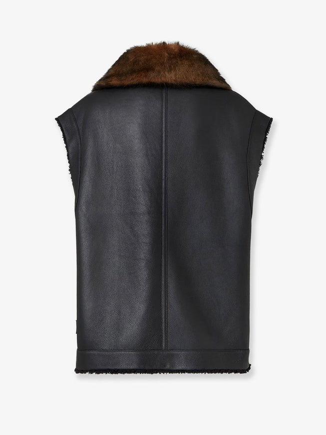 Fendi Sleeveless Sheepskin Jacket