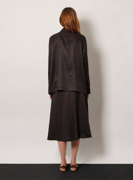 Fendi Silk Shirt With Ff Motif