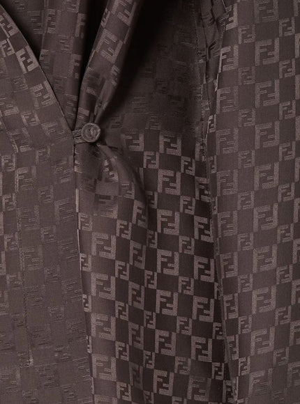 Fendi Silk Shirt With Ff Motif