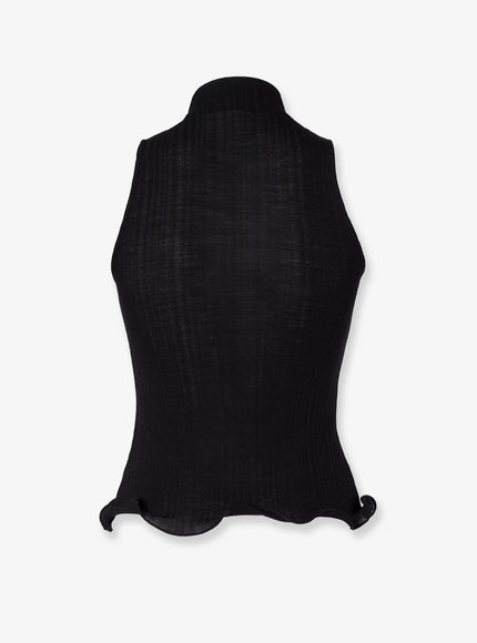 Fendi Ribbed Virgin Wool Top