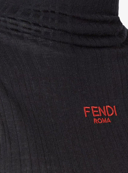 Fendi Ribbed Virgin Wool Top