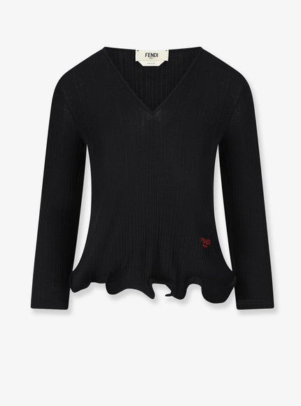 Fendi Wool Sweater Black