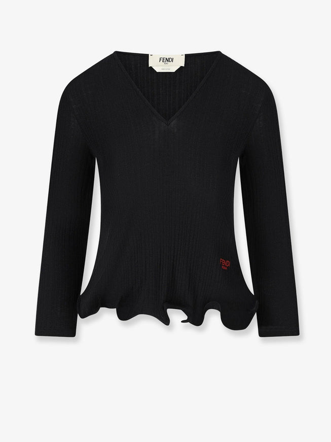 Fendi Wool Sweater Black