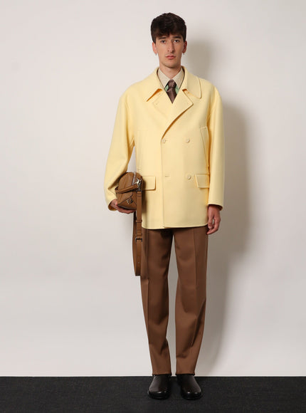 Fendi Double-Breasted Wool Coat