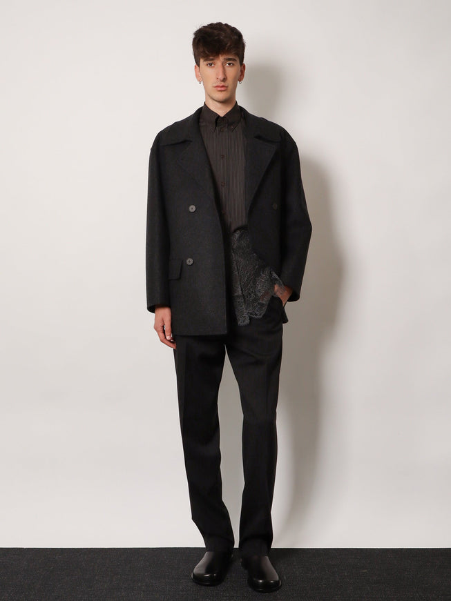 Fendi Double-Breasted Wool Coat