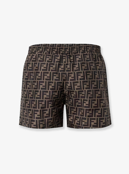 Fendi Ff Nylon Swim Trunks