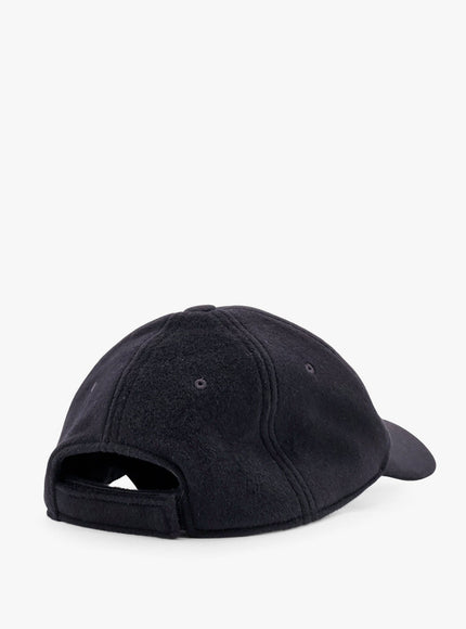 Fendi Wool Blend Baseball Hat With Logo Embroidery