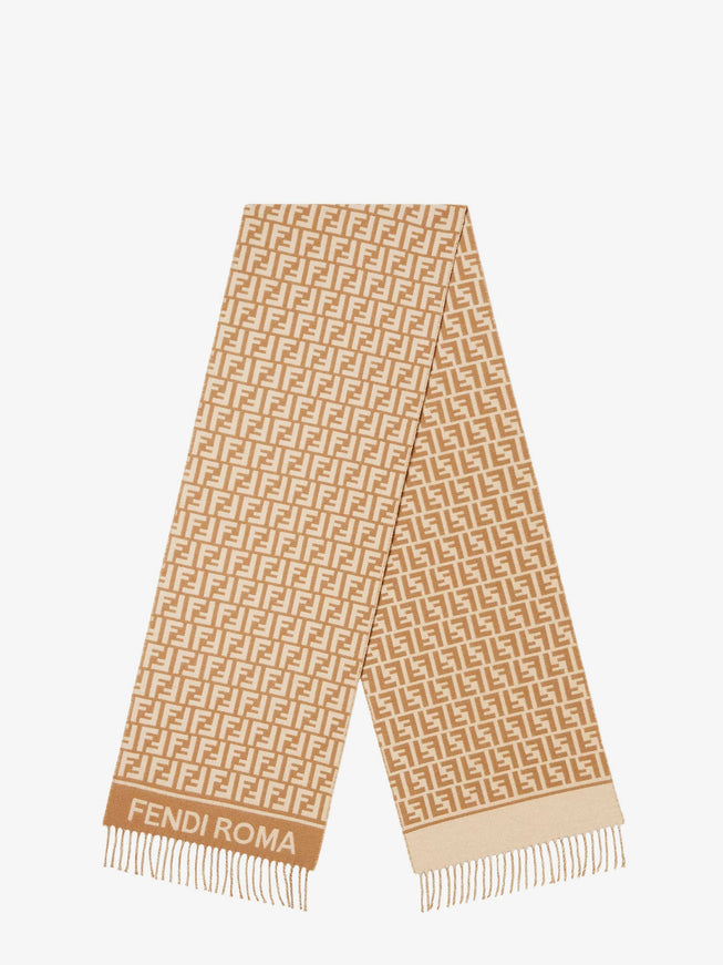Fendi Wool And Cashmere Scarf Uni Cammello