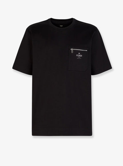 Fendi Cotton T-Shirt Nero