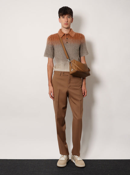 Fendi Dégradé Mohair And Wool Polo Shirt