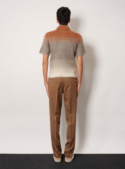 Fendi Dégradé Mohair And Wool Polo Shirt