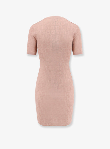Fendi Ff Cotton And Viscose Dress
