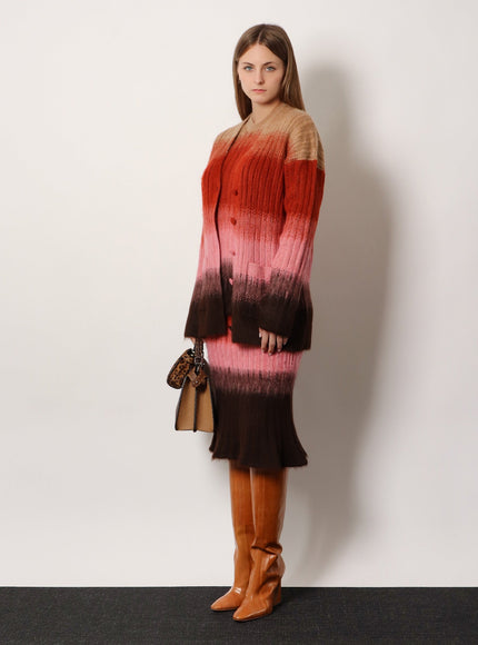 Fendi Mohair Blend Cardigan