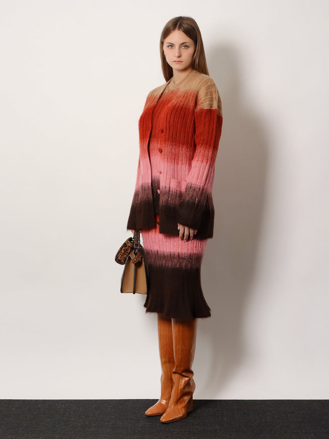 Fendi Mohair Blend Cardigan