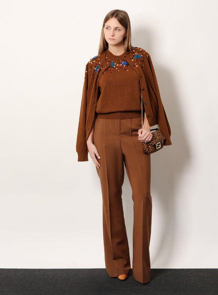 Fendi Wool And Cashmere Cardigan