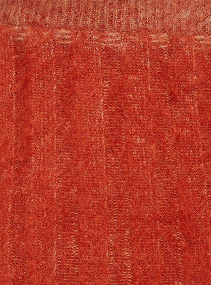 Fendi Dégradé Mohair And Wool Skirt