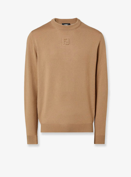 Fendi Fendi Optical Wool Sweater Camel