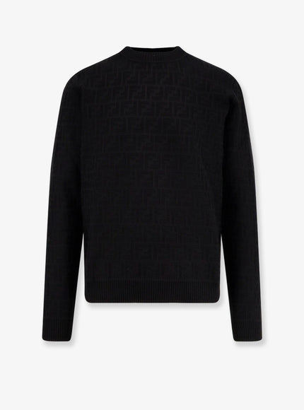 Fendi Fendi Optical Wool Sweater Nero