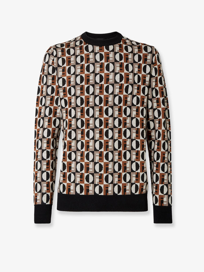 Fendi Fendi Optical Wool Sweater Pequin