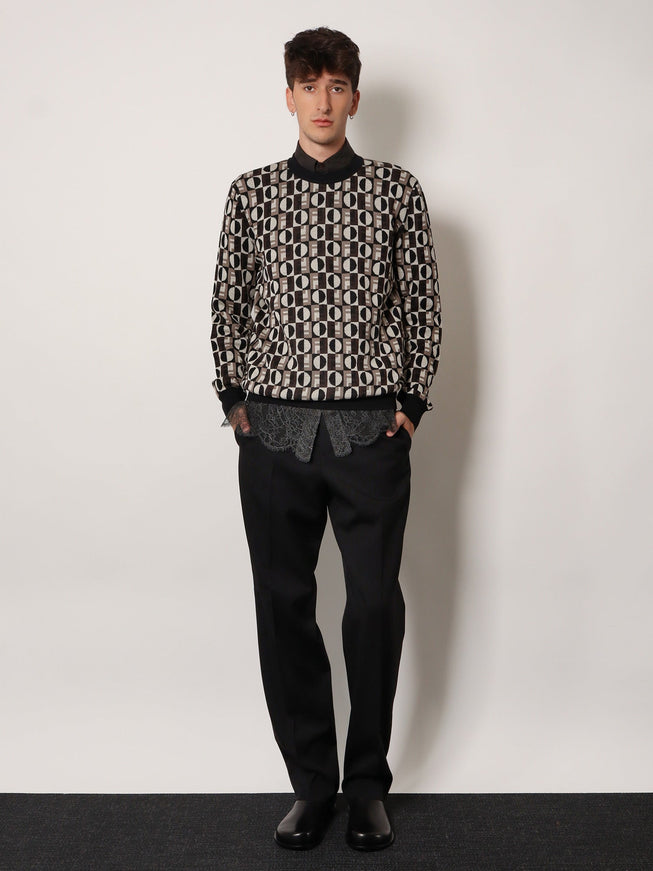 Fendi Fendi Optical Wool Sweater