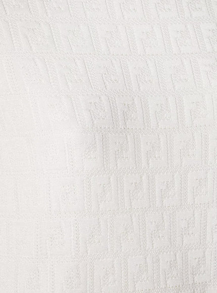 Fendi Ff Cotton And Viscose Sweater