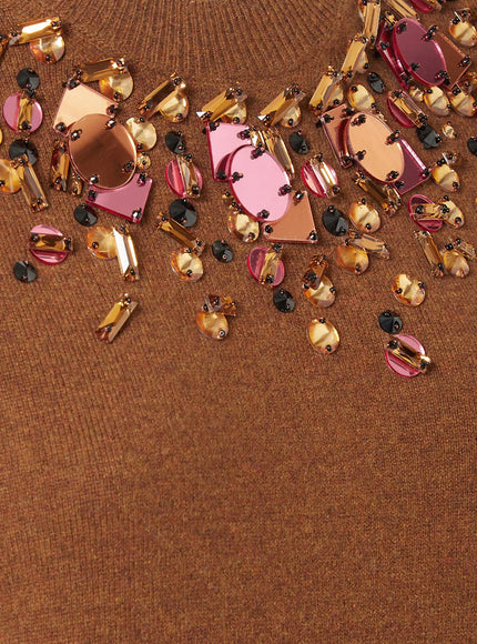 Fendi Sleeveless Wool And Cashmere Sweater