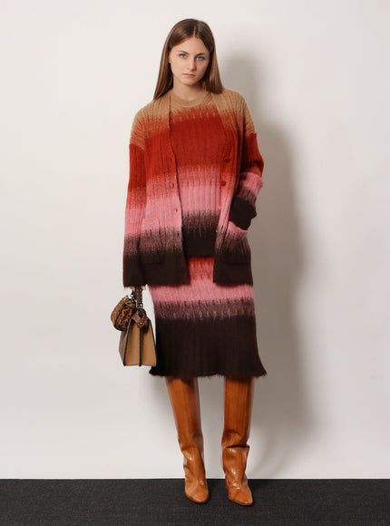 Fendi Mohair And Wool Blend Sweater