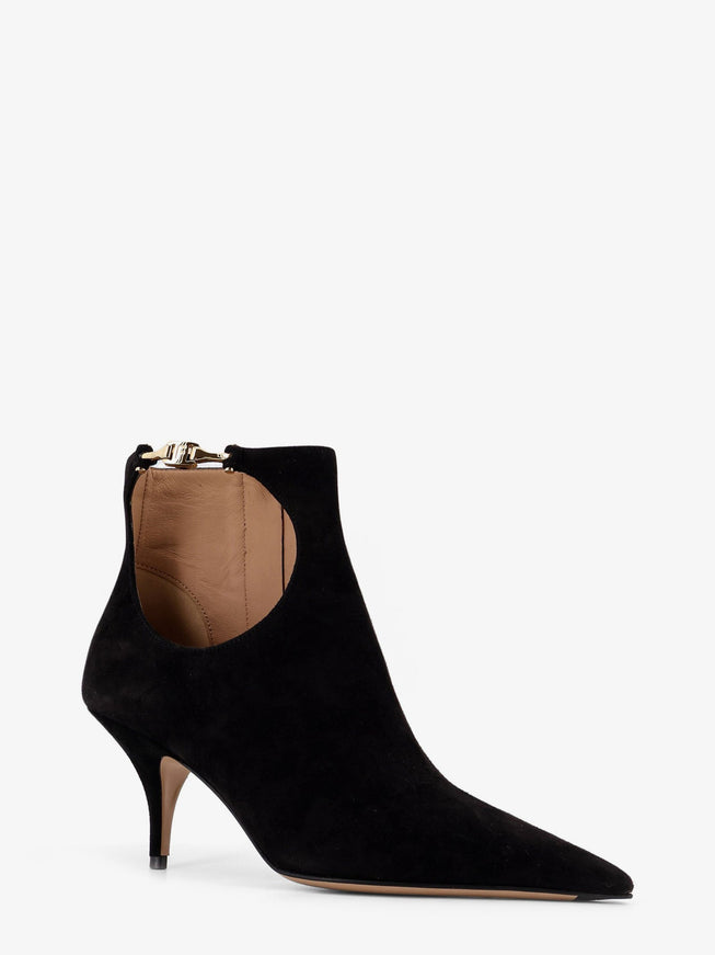 Ferragamo Agia 70 Suede Ankle Boots