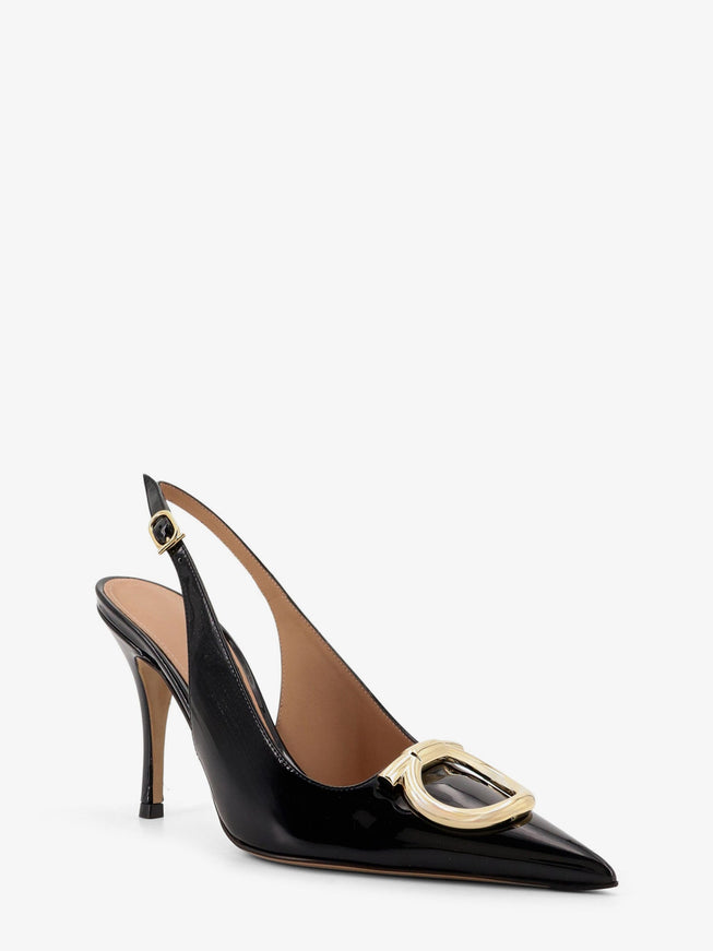 Ferragamo Sara 95 Leather Slingback Pumps