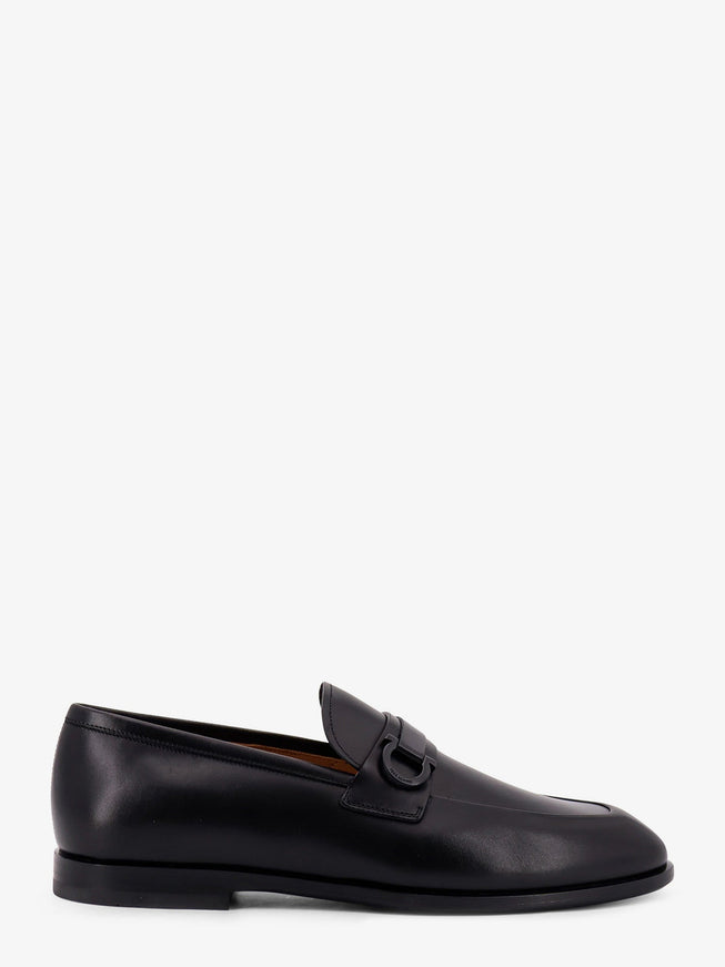 Ferragamo Florio Leather Loafers Nero