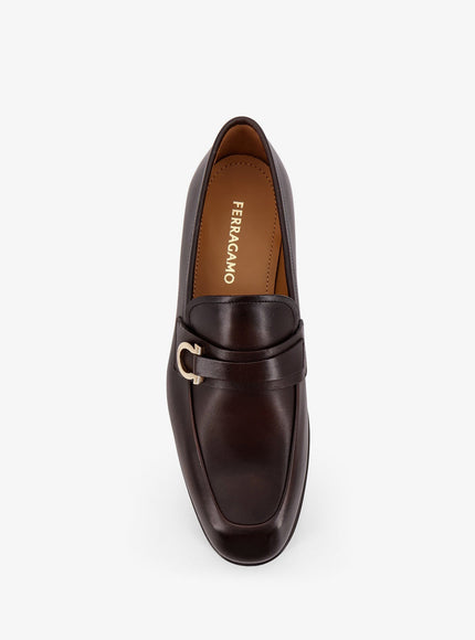 Ferragamo Florio Leather Loafers
