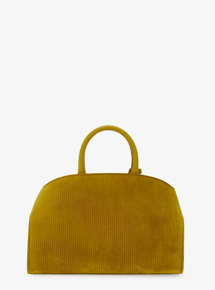 Ferragamo Hug Mini Ribbed Suede Shoulder Bag