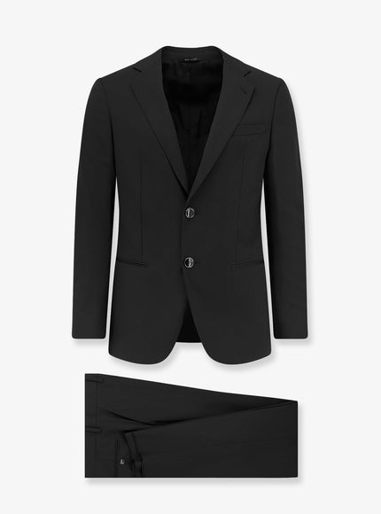 Giorgio Armani Virgin Wool Suit Black Beauty
