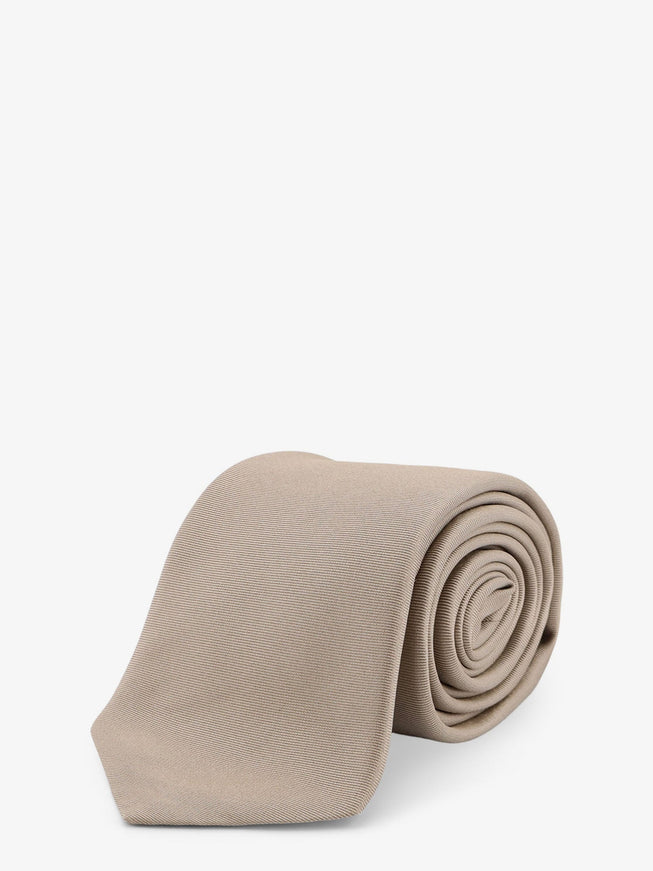 Giorgio Armani Silk Tie Uni Beige