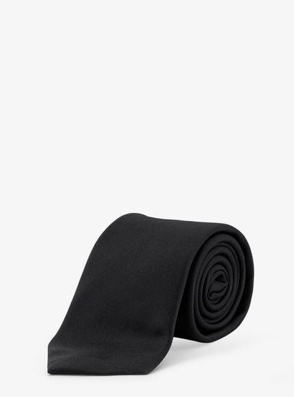 Giorgio Armani Silk Tie Uni Black