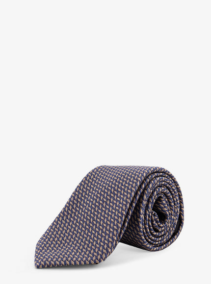 Giorgio Armani Silk Tie Uni Turtle Dove