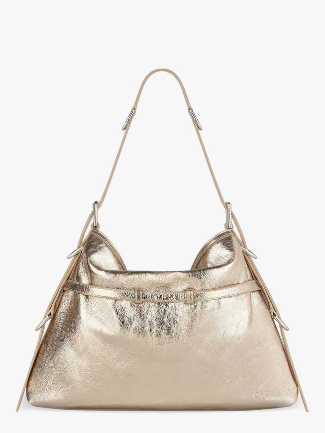 Givenchy Voyou Metallized Leather Shoulder Bag