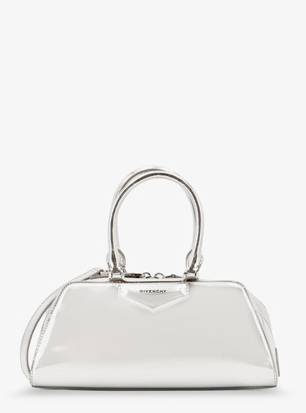 Givenchy Antigona Small Leather Crossbody Bag Uni Light Silvery