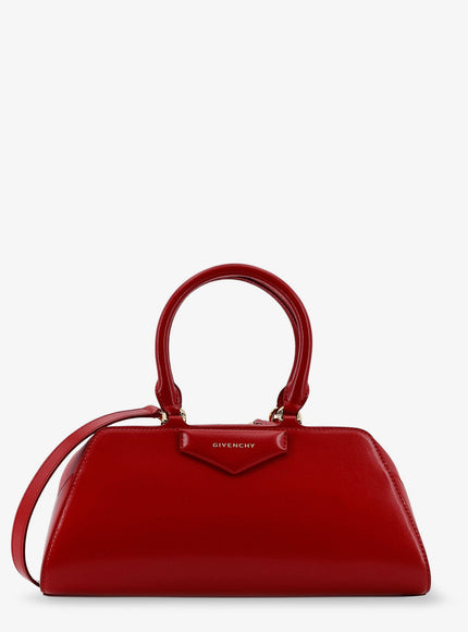 Givenchy Antigona East West Small Leather Shoulder Bag Uni Vermillon
