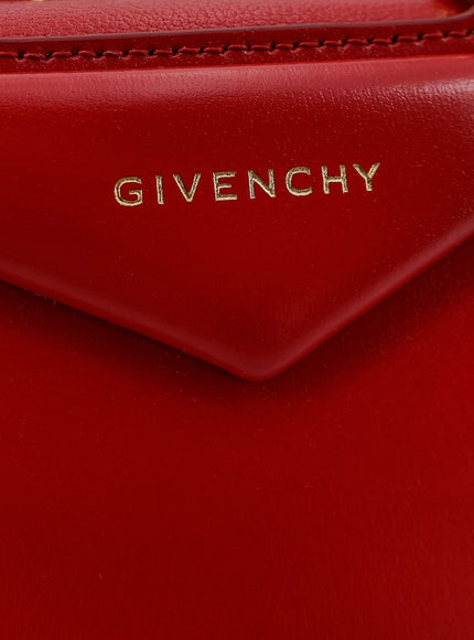 Givenchy Antigona East West Small Leather Shoulder Bag