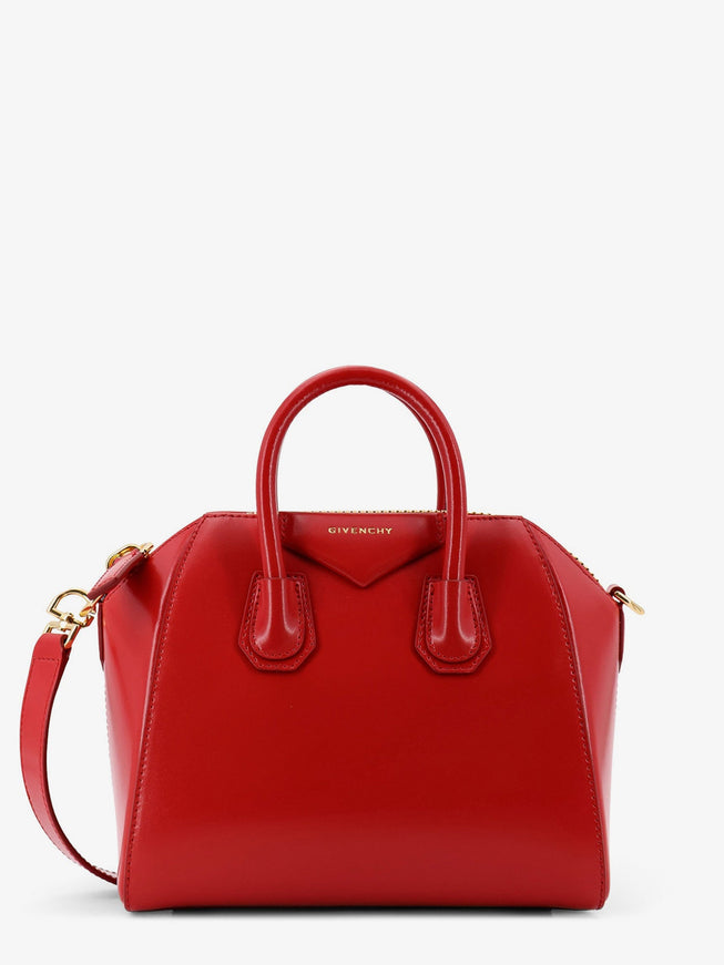 Givenchy Antigona Mini Leather Shoulder Bag Uni Vermillon