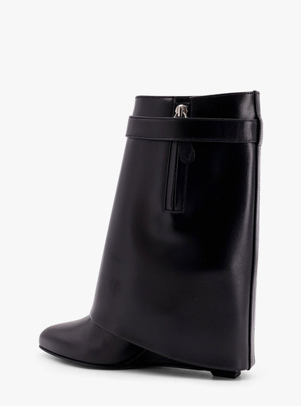 Givenchy Sharklock Leather Ankle Boots