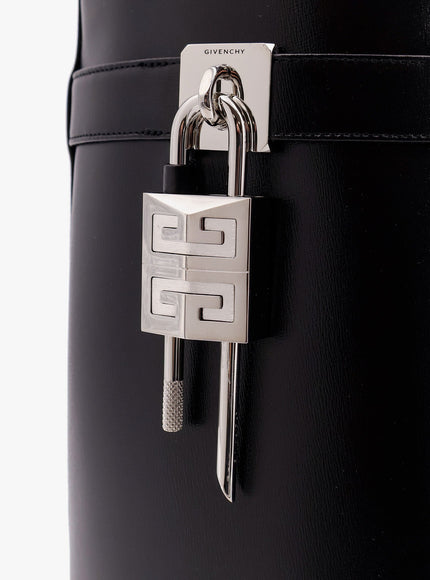 Givenchy Sharklock Leather Ankle Boots