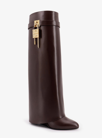 Givenchy Shark Lock Leather Boots