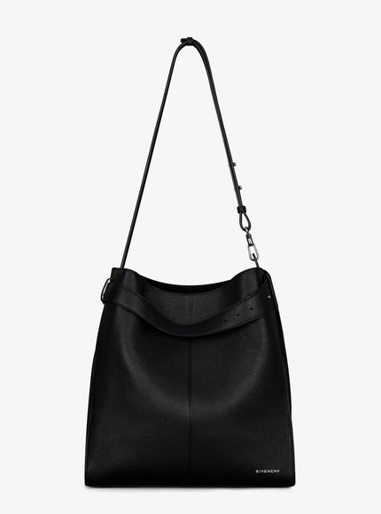Givenchy Belted Bag Leather Shoulder Bag Uni Black