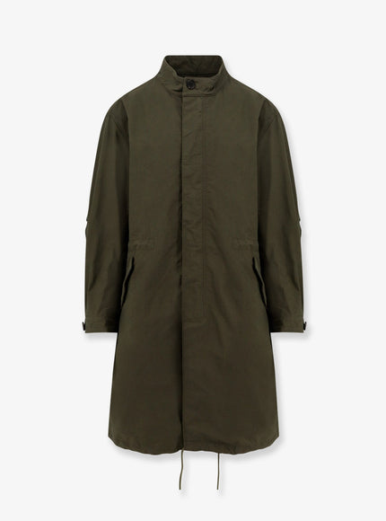 Givenchy Water-Proof Cotton Parka Jacket Khaki