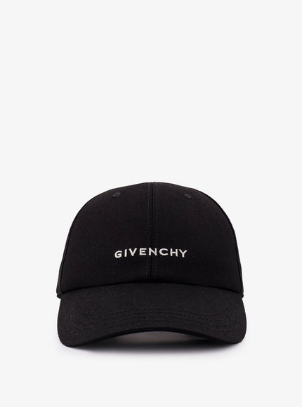 Givenchy Cotton Blend Baseball Hat Uni Black