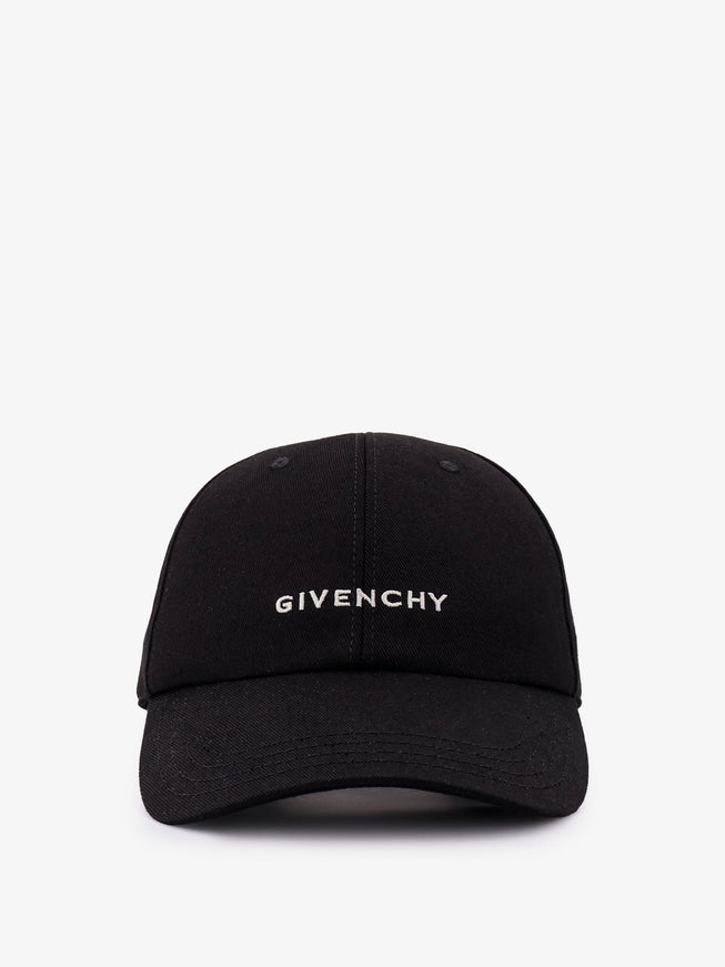 Givenchy Cotton Blend Baseball Hat Uni Black