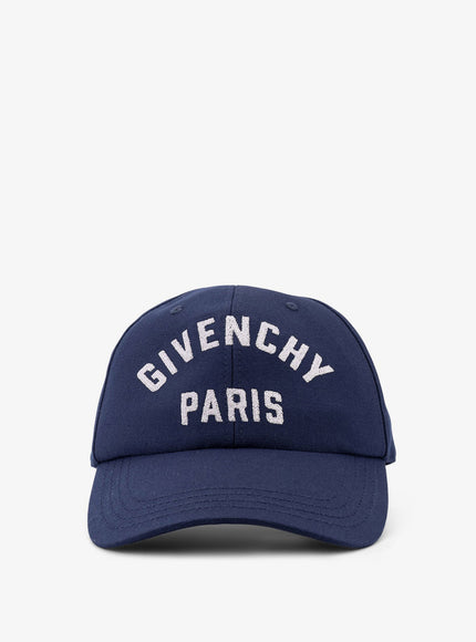 Givenchy Cotton Baseball Hat Uni Navy